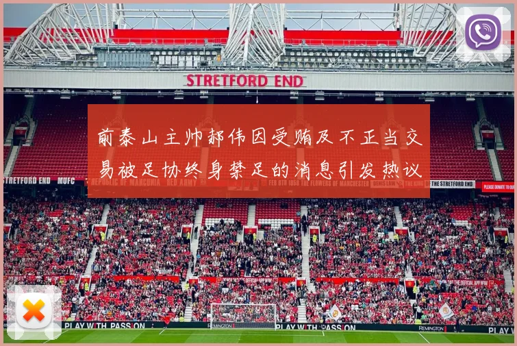前泰山主帅郝伟因受贿及不正当交易被足协终身禁足的消息引发热议